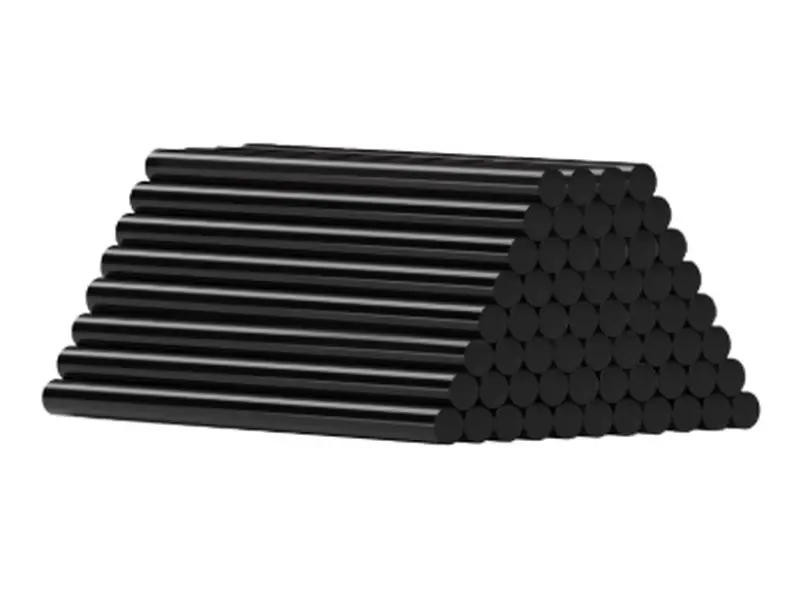 60 Count Hot Glue Sticks 4" Long 0.27" Dia, All Purpose,All Temperature Dual Temp Black.Great for DIY, Arts, and Crafting