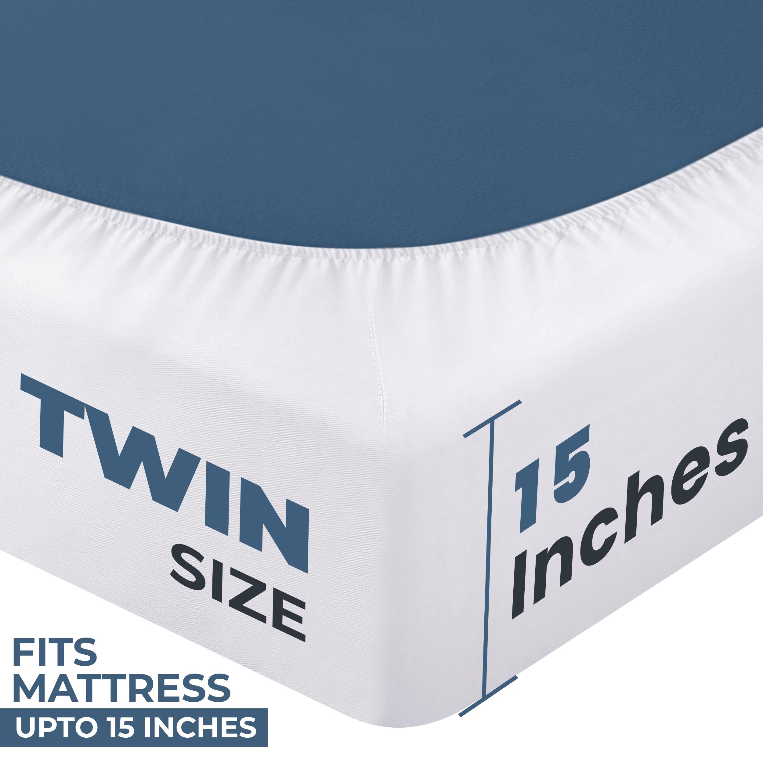 Utopia Bedding Waterproof Terry Mattress Protector, 200 GSM, Terry Cover, Breathable & Stretchable Pockets