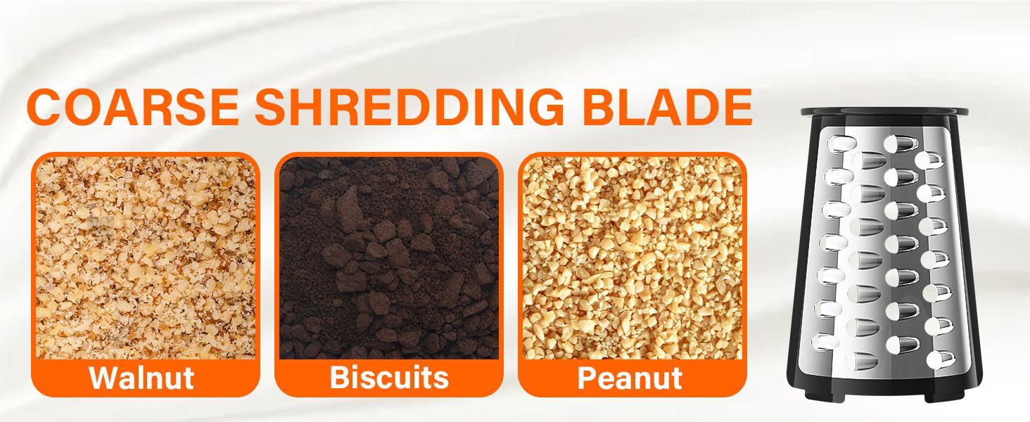 Rotary Cheese Grater with Handle, 5 Well-Designed Blades, Strong Suction Cup Base, Kitchen Utensils Vegetable Slicer Dicer Fruit Vegetable Slicer Gadgets Kitchen