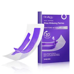 【SpringGlowUp】Oralhoe Whitening Strips,Purple Tooth Whitening, Teeth Whitening Strips, Tooth Stain Treatment, Combining Whitening and Colour Correction