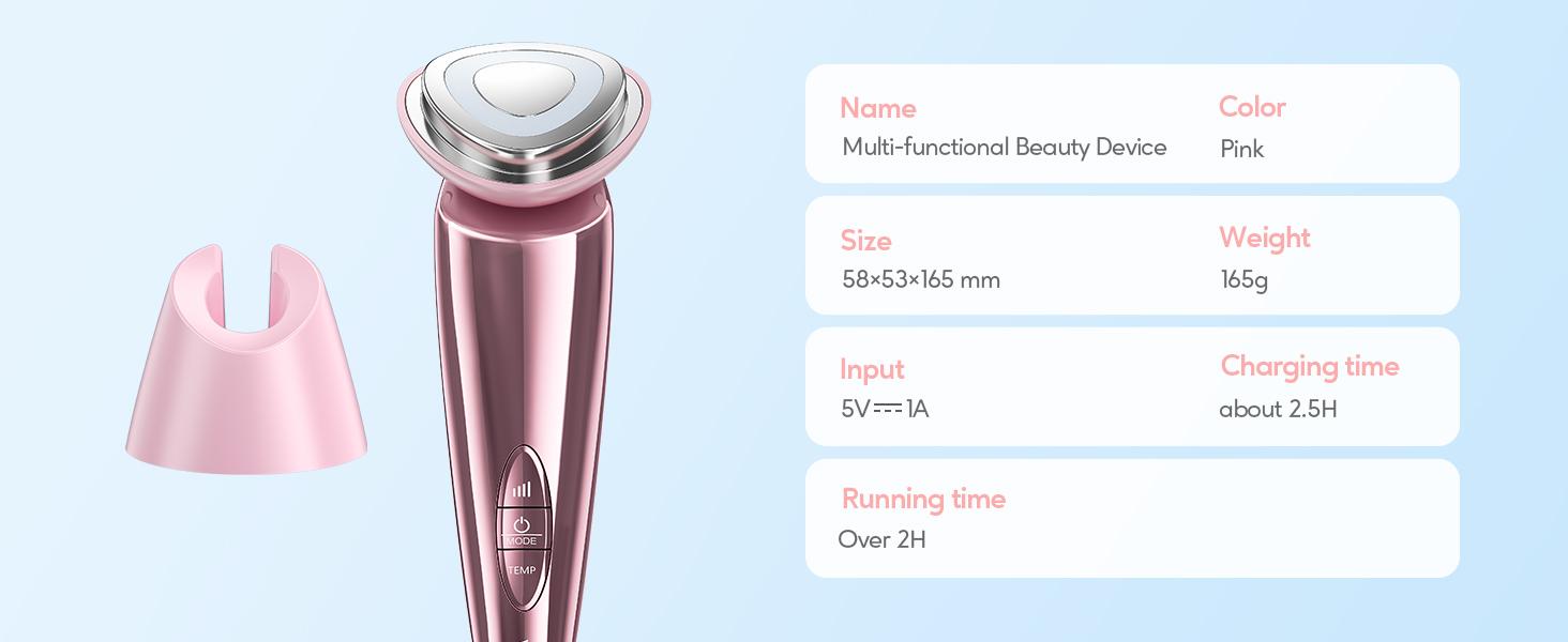 Wavytalk 1909 5 in 1 Face Skin Care Multifunctional Device