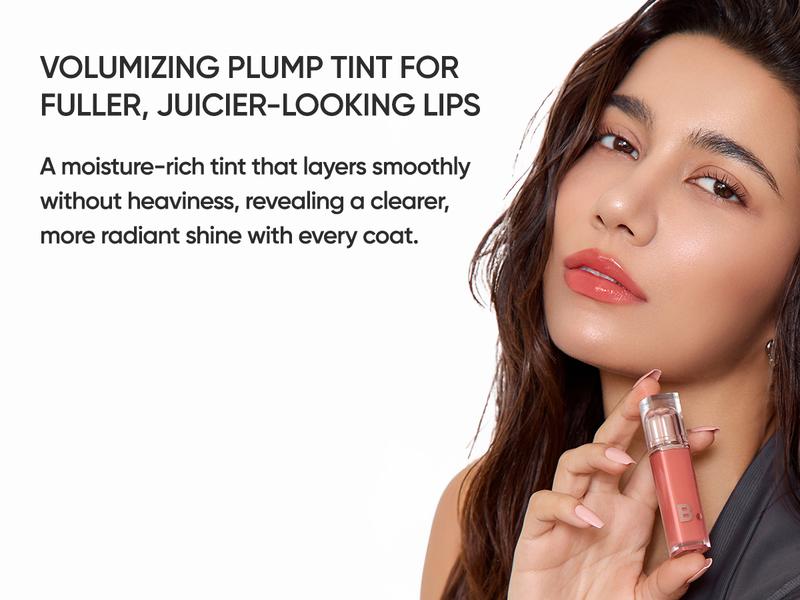 B. by BANILA Dew Glow Lip Tint - High-Shine Glossy Finish for Juicy Lips with Comfortable Wear & Hydration - Korean Makeup Lip Gloss