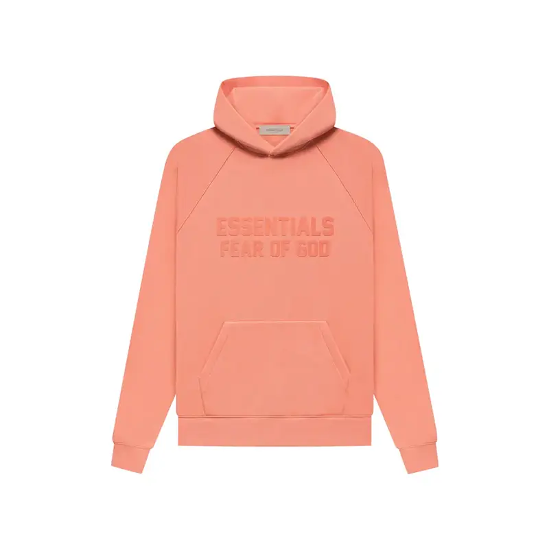 Fear of God Essentials FW22 Men's Hoodie Oversized fit 'Coral'