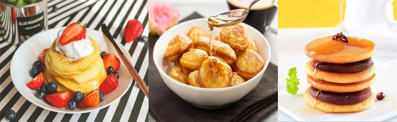 【GARVEE】Mini Muffin & Dutch Pancake Maker, 25-50 Hole Stainless Steel Electric Machine, Non-Stick Surface, 1.8" Diameter, 50-300°C Temp & Time Control, Ideal for Home & Restaurant Use, 850W, 110V