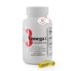 Omega 3 Fish Oil 1200 mg | EPA & DHA Heart & Brain Support