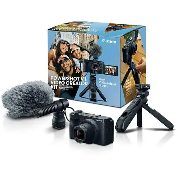 Canon PowerShot V1 Digital Camera w/Video Creator Kit