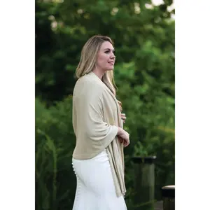 Ari Metallic Bamboo Shawl – Lightweight Shimmer Shawl for Evenings, Weddings & Special Occasions