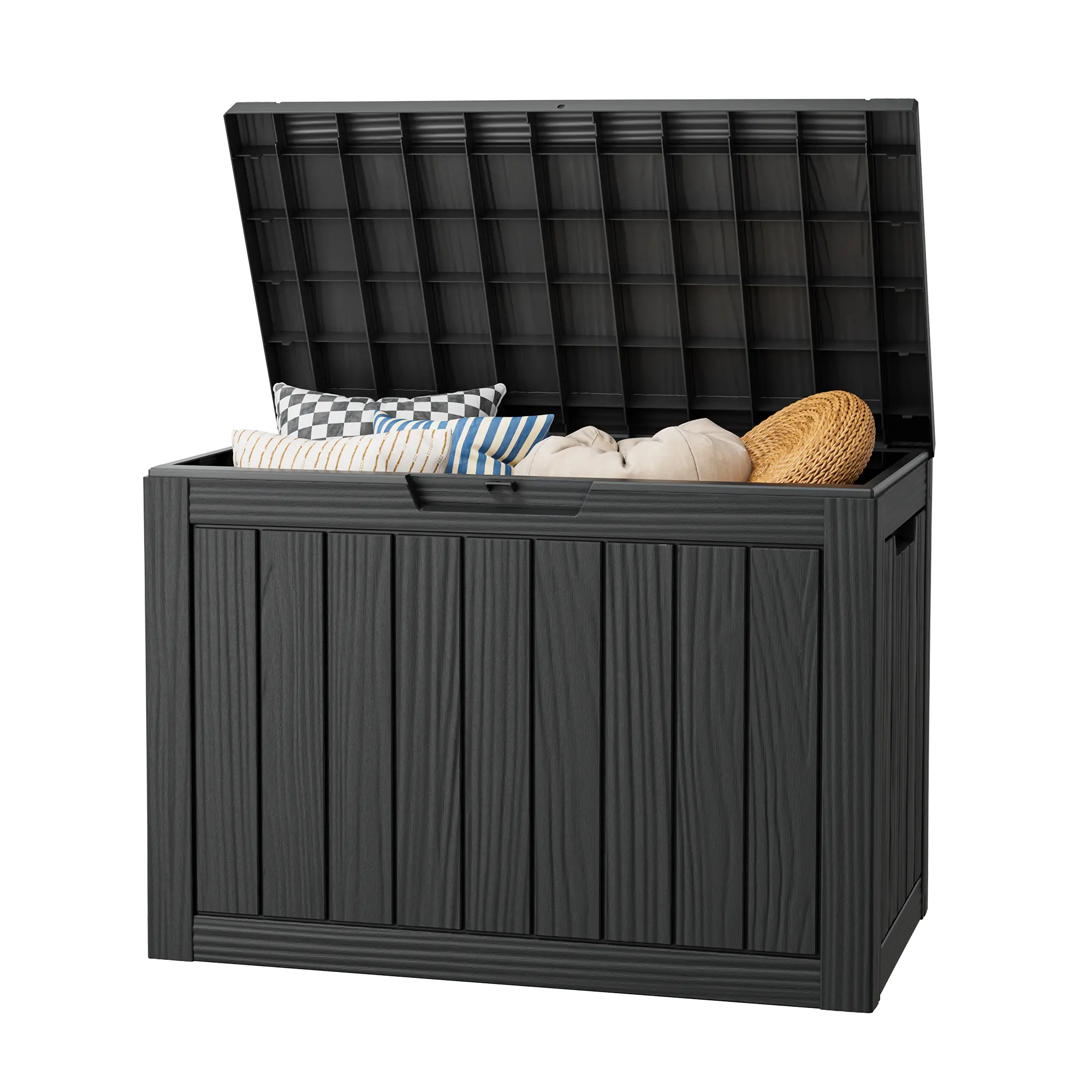 50 Gallon Outdoor Storage Box - Weatherproof Resin, Perfect for Patio, Garden, and Poolside Storage. Summervibes