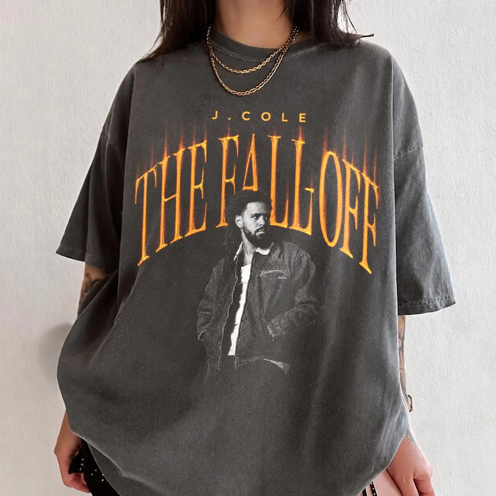 J. Cole 2026 Music Tour Comfort Colors T-Shirt, Vintage Fall Off Tour, Hip Hop Retro 90s, Fan Gift Tee, 2026 Music Tour Tee, Hip Hop Gift Tee
