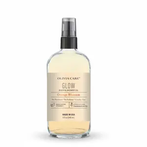 Orange Blossom Glow Body & Shower Oil | Vitamin C Hydrating Body Oil for Radiant-Looking Skin