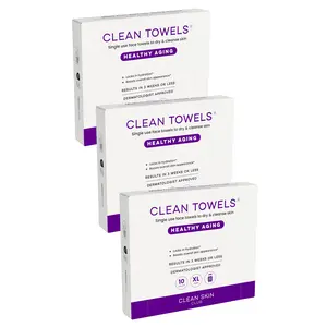 Clean Towels® Healthy Aging Travel - 3 pack