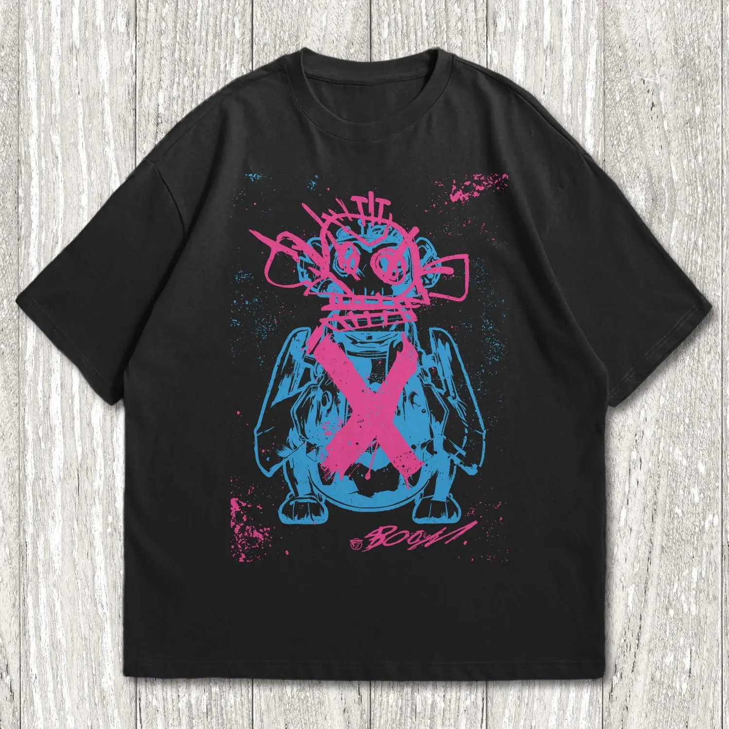 Jinx Monkey Graffiti Shirt, League of Legends Fan Shirt,  Anime Vintage Special T-shirt Unisex, Jinx's symbol, Arcane Shirt, Arcane Jinx Tee R63CM
