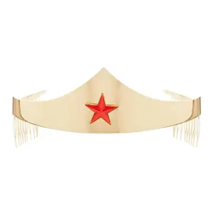 DC Comics Wonder Woman Golden Tiara with Red Gem Star