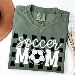 [Made in USA] Soccer mom Shirt, Soccer Moms club shirt, Family outfit, Women's clothes, Game Day Tee, Motherhood tee, Mother's Day Gift