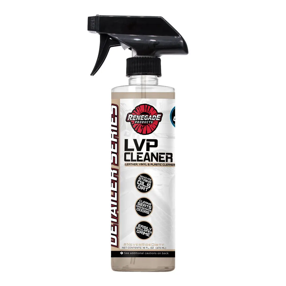 Renegade Products | LVP Leather, Vinyl, & Plastic Cleaner – Interior Surface Degreaser for Auto Detailing