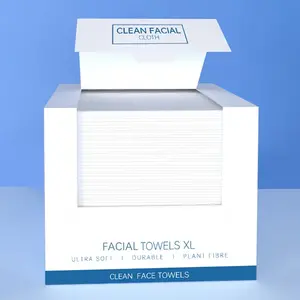Disposable Facial Towel, 50pcs/box Large Size Thickened Facial Towel, Soft Face Towel, Skin Face Wipe, Fragrance Free Wipes, Home Care Supplies Kitchen