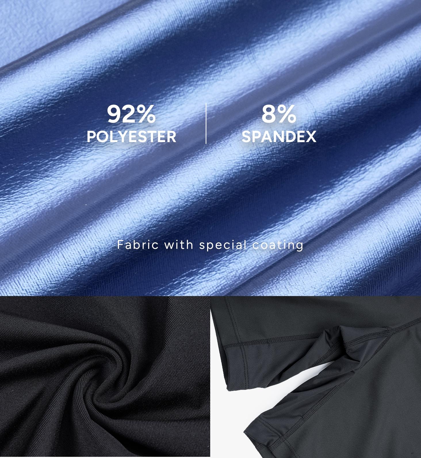 Nebility Women's Coated Athletic Zipper Workout Sweat Sauna Jumpsuit Stylish Activewear Workout Apparel Sporty Comfy Jumpsuit Tummy Control Jumpsuit Sauna Sports Jumpsuit Sports Outfits Stylish Activewear