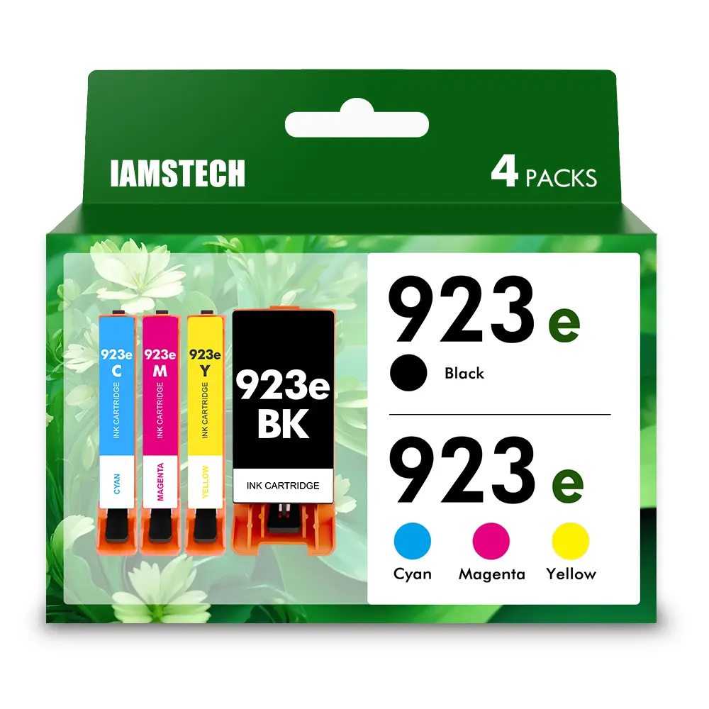 923e 923 923XL Ink Cartridges Combo Pack Compatible for HP Ink 923 923XL 8130e Ink Cartridges Work for OfficeJet Pro 8130e 8125e 8139e 8120e 8138e 8135 8122 8124 Printers (B/C/Y/M)
