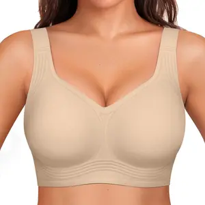 Women's Jelly Wirefree Bra | Full Coverage Padded T-Shirt Bra | All-Day Comfort & Support | No Underwire Everyday Bra