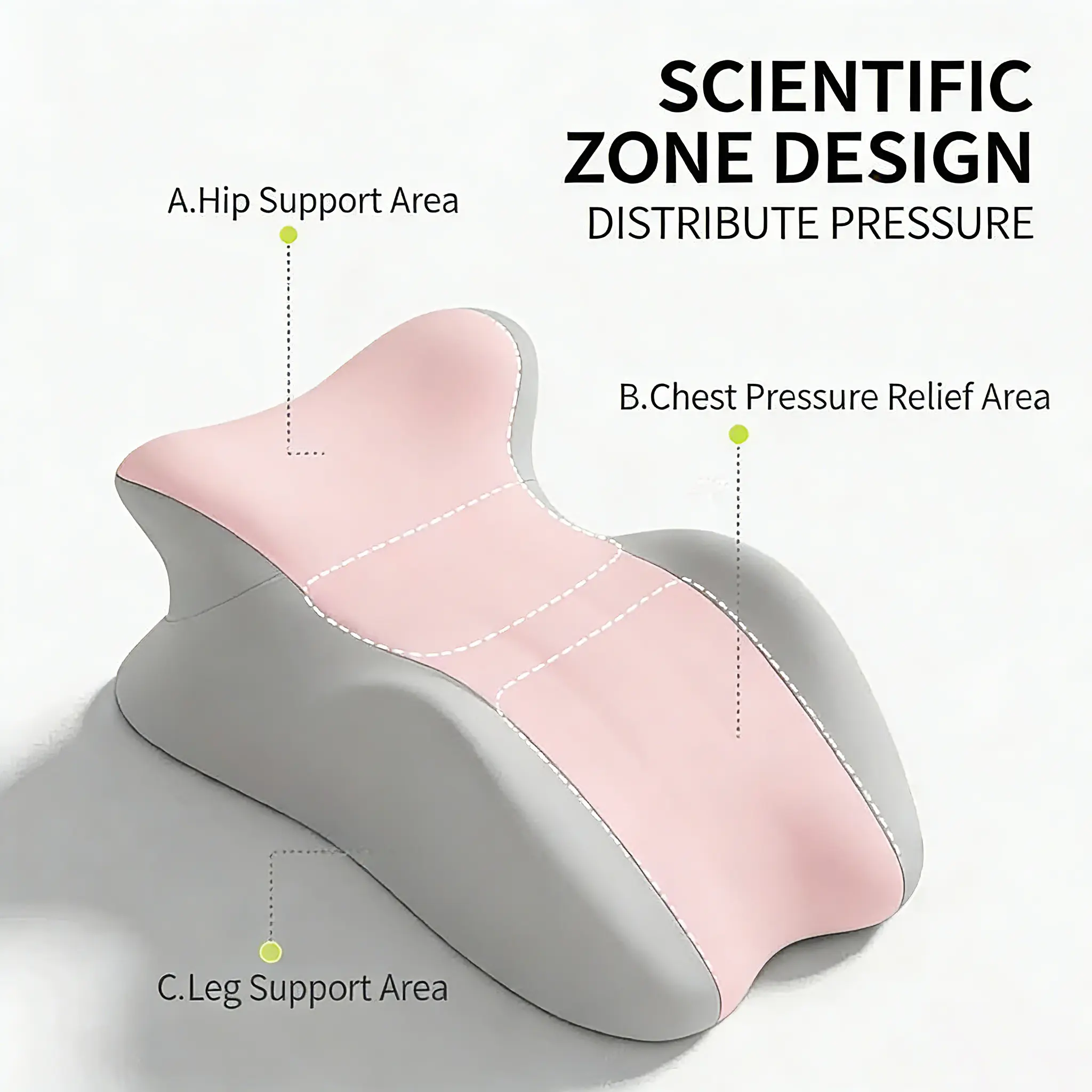 The Ultimate Multi-Use Comfort Pillow. Ergonomic support for your neck, back, and legs. A must-have for home!