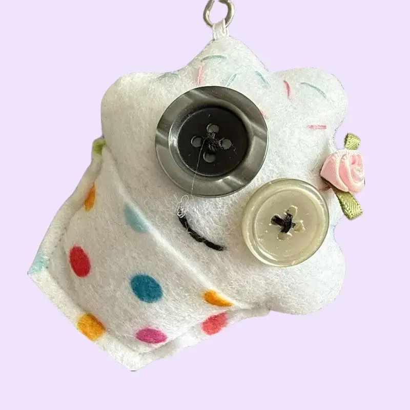 Coo-Coo Cupcake  Keychain