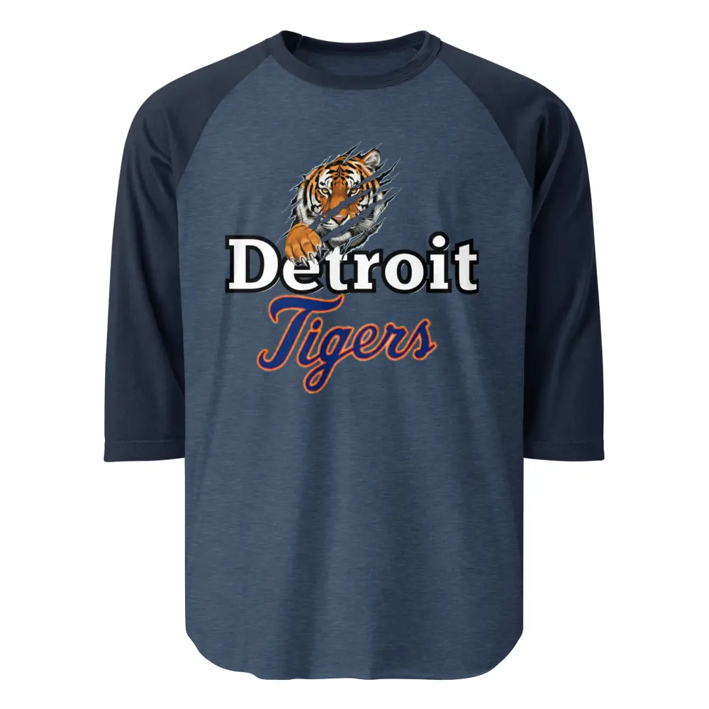 Detroit Tigers 3/4 sleeve team shirt