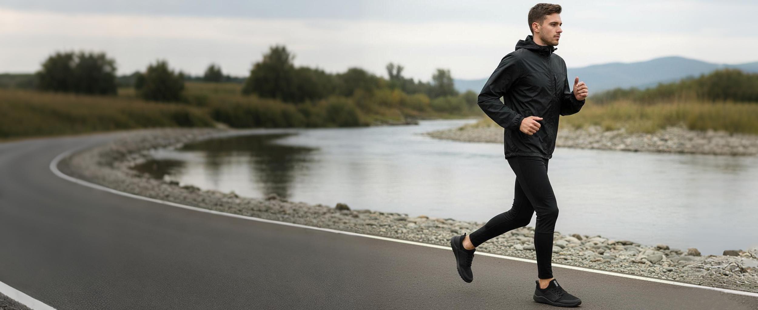 Airhas Mens Wide Toe Box Gym Barefoot Shoes Workout Sneakers for Men Zero Drop Cross Training Shoes