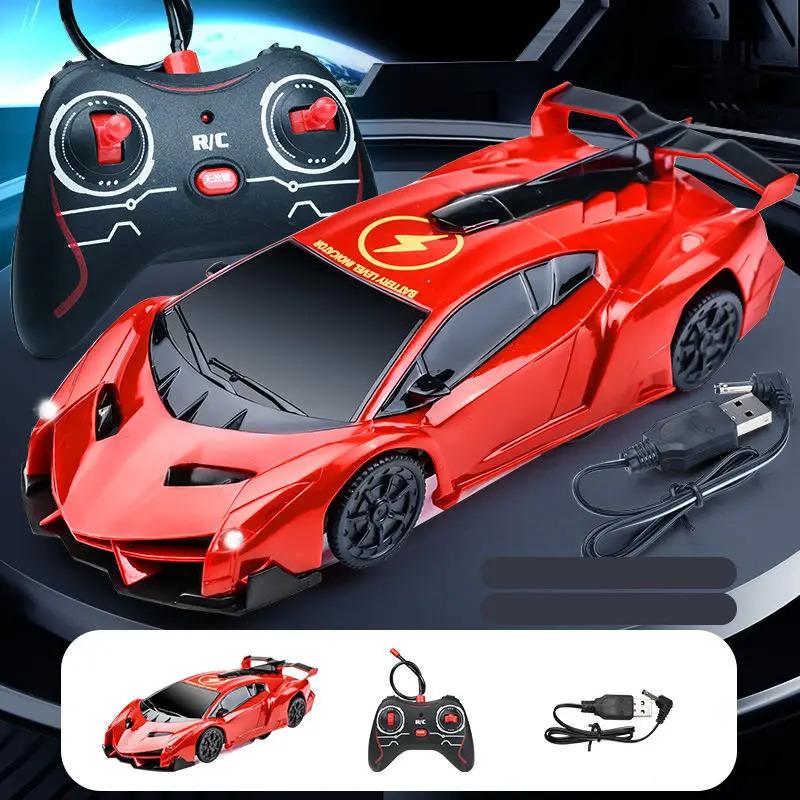 New Wall Climbing Remote Control Car Expert Level Gravity Defying RC Car Christmas Gift for Boys Rechargeable Alloy Cyber-Truck Transformable Mini Forklift Toy Dual-Tire Drift High-Speed LED Off-Road All Terrain 2.4GHz Monster
