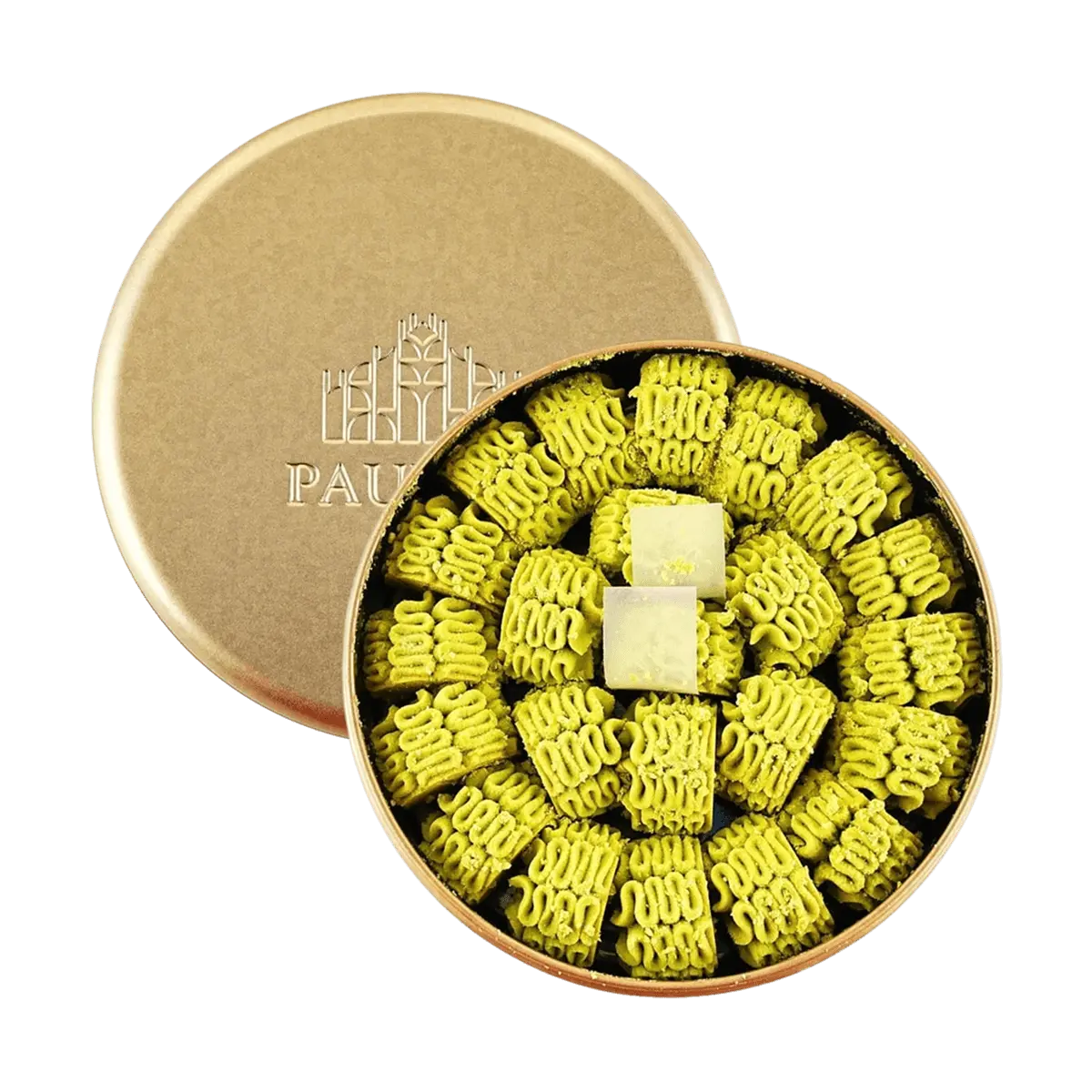 Paul Kei Macau Butter Cookies Matcha Flavor 198g - Popular Hong Kong Snack, Authentic Macau Souvenir, Red Book Recommended