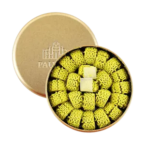 Paul Kei Macau Butter Cookies Matcha Flavor 198g - Popular Hong Kong Snack, Authentic Macau Souvenir, Red Book Recommended