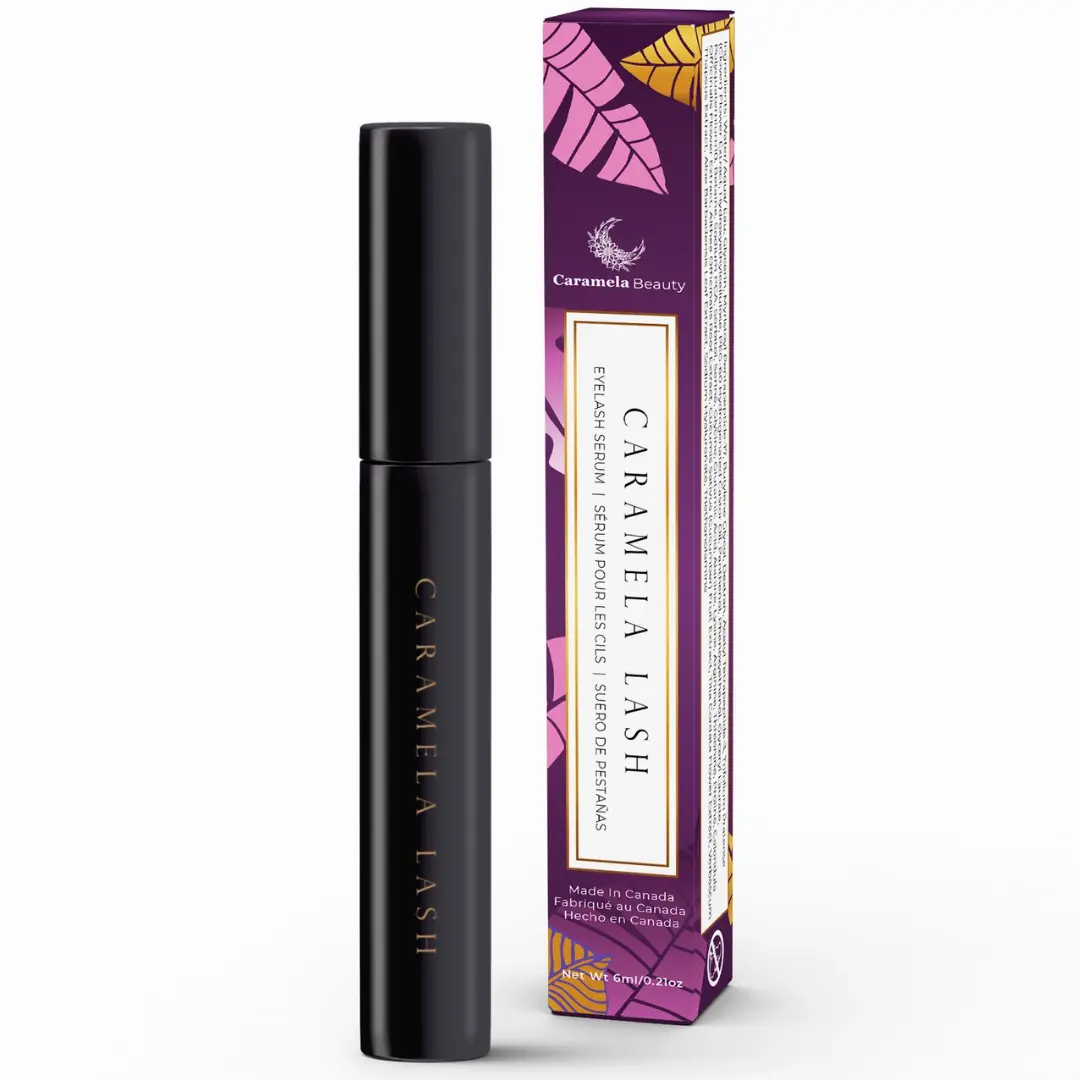 CARAMELA BEAUTY Eyelash Growth Serum with Peptide Complex & Hyaluronic Acid for Longer, Fuller, Thicker Lashes - Prostaglandin-Free for Sensitive Eyes, 6ml (3-4 Month Supply), Lysine, Longer Lashes, Eyelashes, Lash Serum