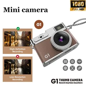 New Retro Mini Digital Camera Student Campus Card Machine Portable For Taking Photos And Videos Backpack Accessories