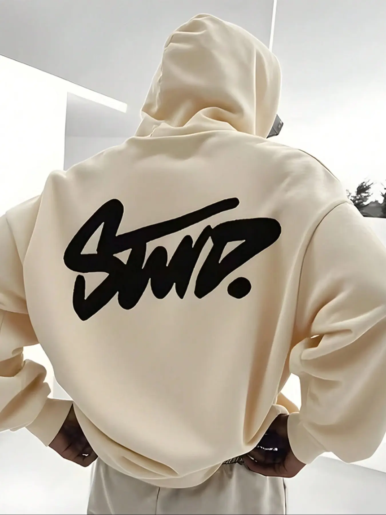Oversized Long Sleeve Hoodie Sweatshirt, Loose-Fit High Street Casual Style, Daily Wear & Trendy, American Streetwear, Hoodie Clothing Tops, Batch No. 1