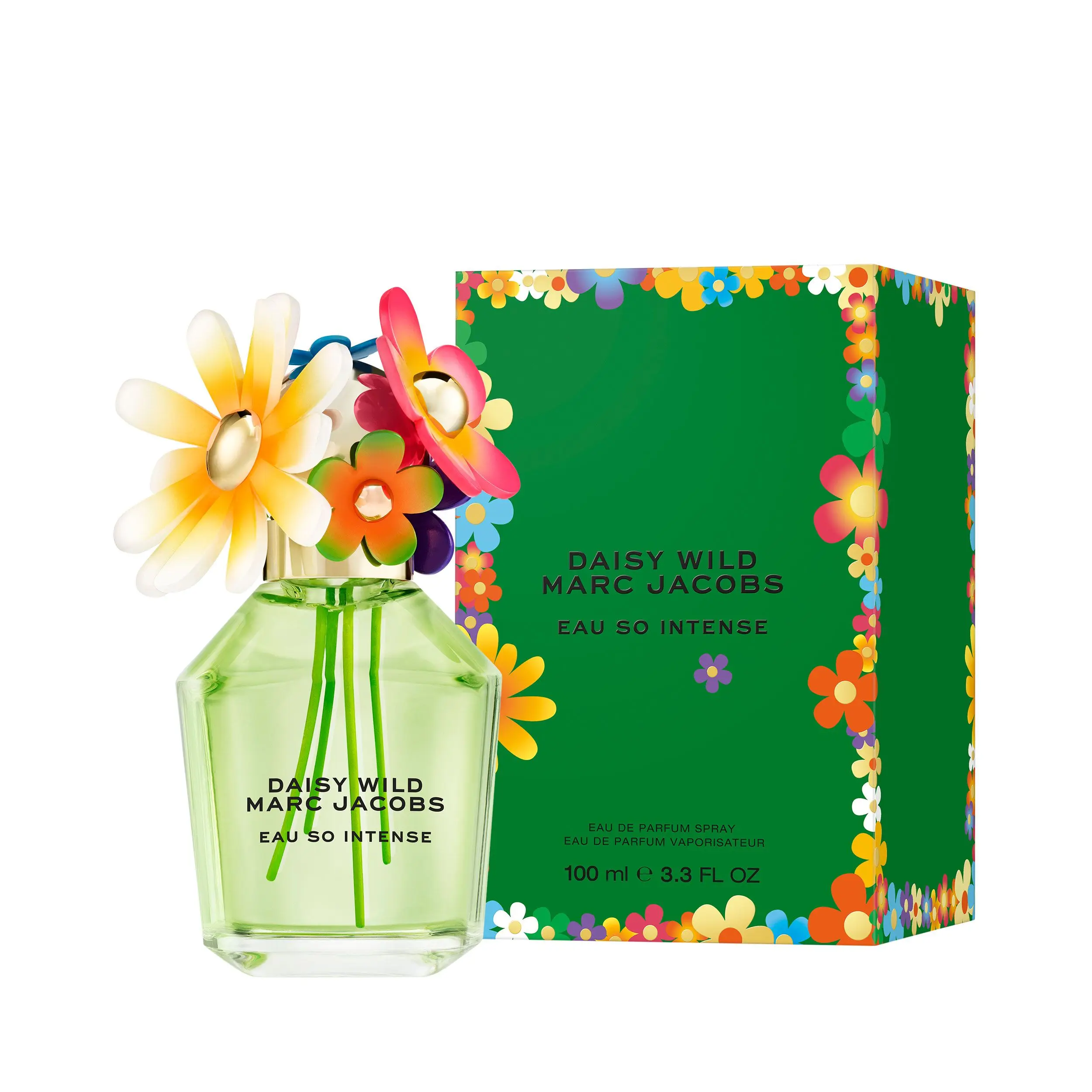 Marc Jacobs Daisy Wild Intense Eau De Parfum for Women 3.3 oz | Floral Woody Musk Fragrance