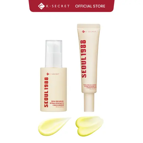 [KSECRET Official] SEOUL 1988 Retinal Essential Set | Retinal Liposome 2% Serum (1EA) + Retinal Liposome 4% Eye Cream