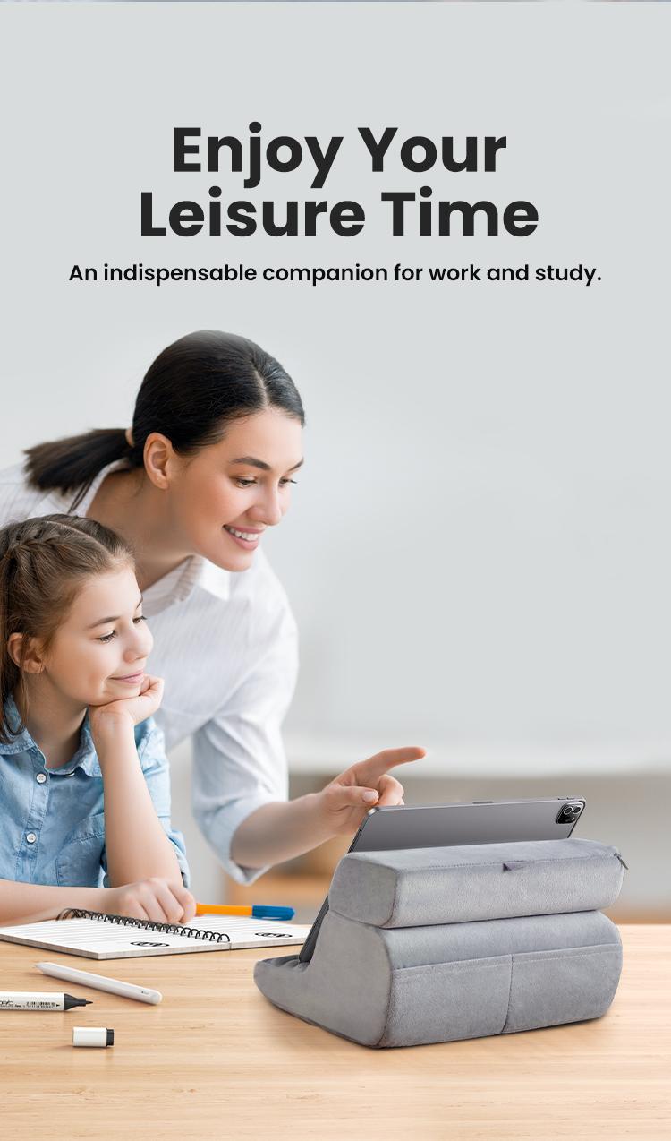 UGREEN Tablet Pillow Stand Soft Holder with 3 Viewing Angles Adjustable Pillow Holder Backrest Washable, Cellphone Mount Accessories,Deals for You,TikTokShopHolidayHaul