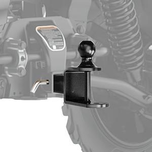 Nilight 3 in 1 ATV UTV Multi Hitch Mount with 2 inch Ball Hitch Rated 2000 LBS Fits 2 Inch Receiver Winch Strap Loop Rated 5000 LBS