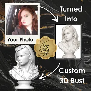 Custom 3D Printed Bust | Personalized Keepsake