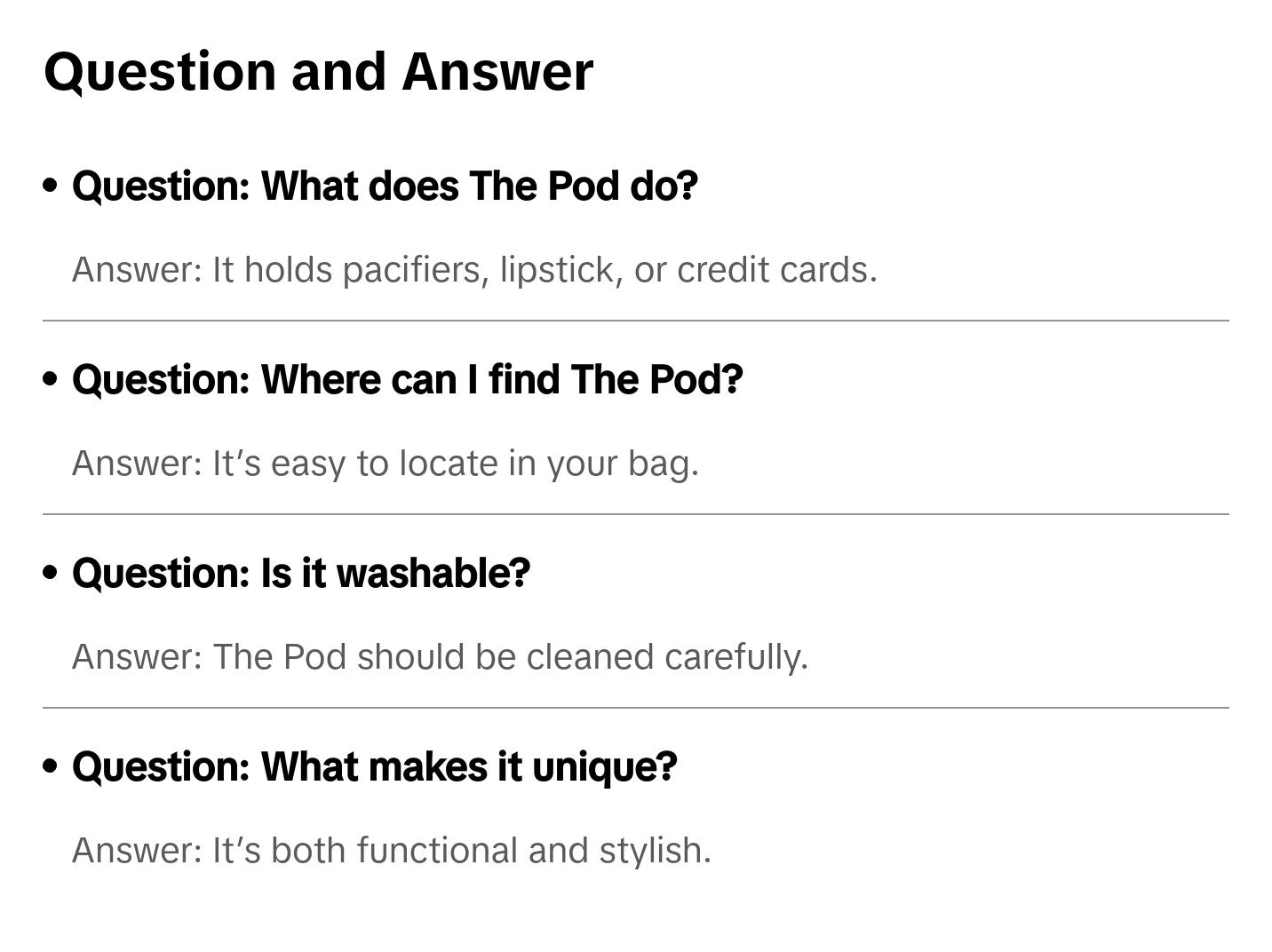 Tushbaby Pod- Portable Pacifier Case, Doubles as Coin Purse