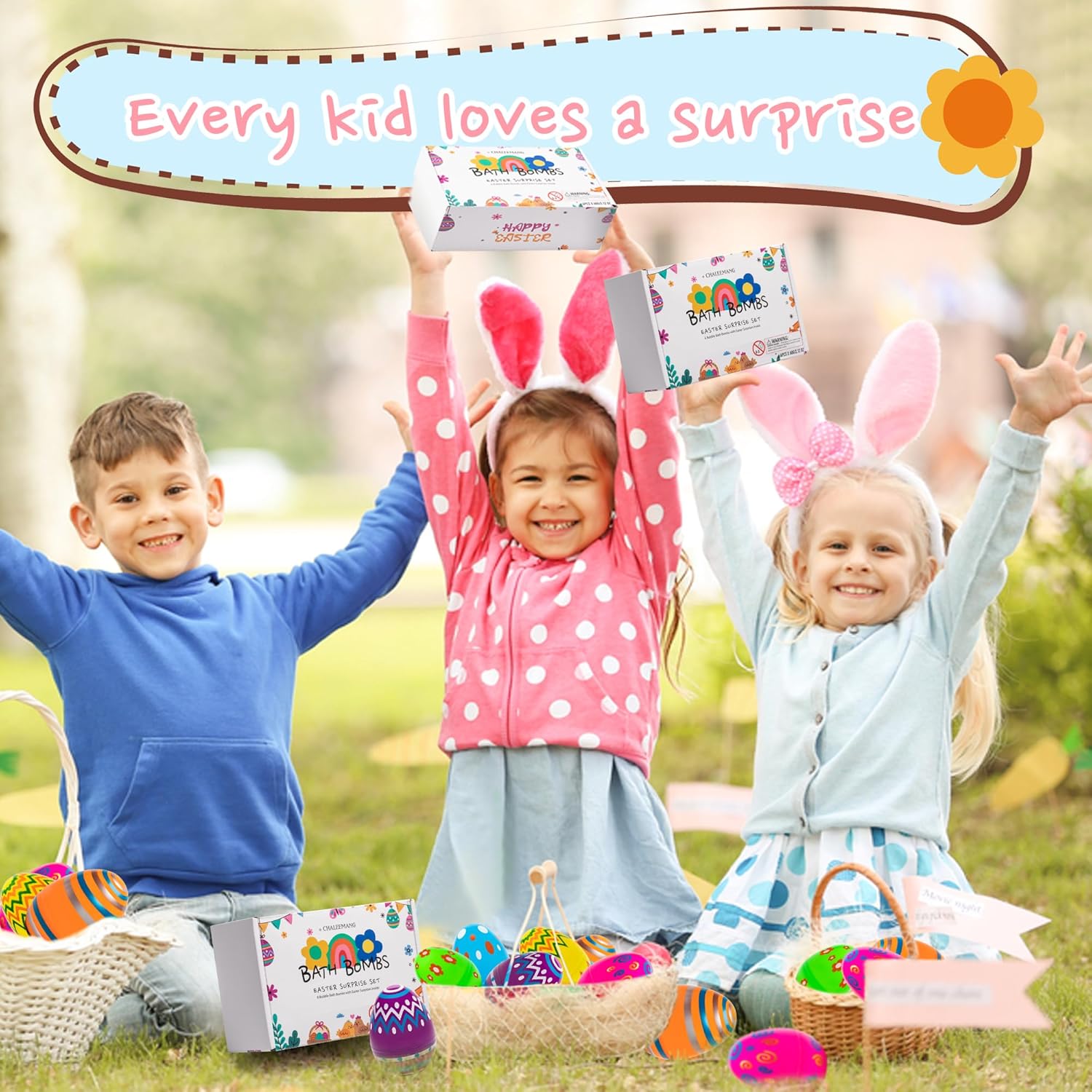 6PCS Prefilled Easter Egg Bath Bombs for Kids with Toy Inside – Easter Basket Stuffers, Egg Hunt Party Favors, Gifts for 3-6 Year Old Girls- Easter Gift 6PCS Prefilled Easter Egg Bath Bombs for Kids with Toy Inside – Easter Basket Stuffers, Egg Hunt Party Favors, Gifts for 3-6 Year Old Girls- Easter Gift