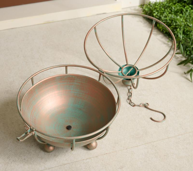 Garden Reflections Set of 2 Domed Metal Plant Cages