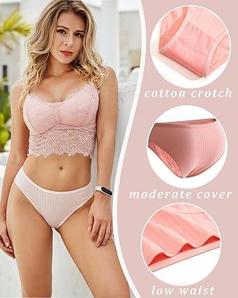 FINETOO 15PCS Cotton Panties for Women Seamless Underwear Outfit Maternity Basic Minimalist Comfortable Bikini Briefs S-XL Size