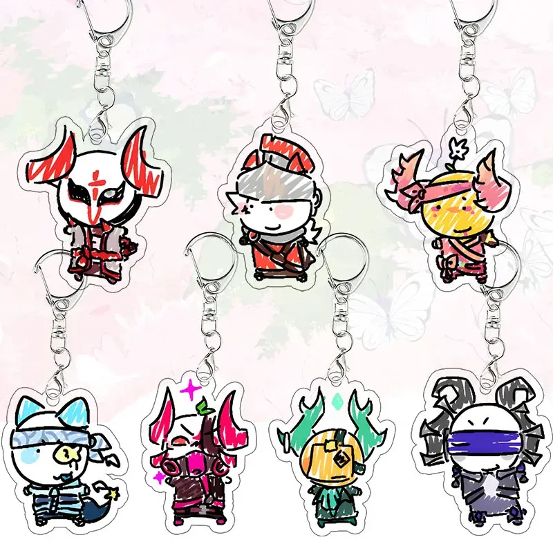 RBLX Phighting Acrylic Keychain, Bag Charm, Cosplay Accessory