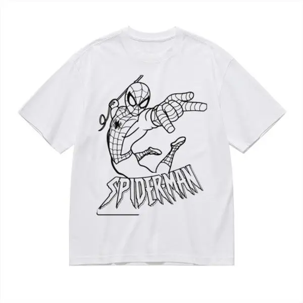 white spiderman shirt - TikTok Shop