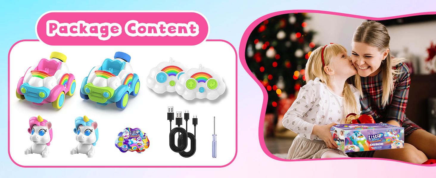 2 Pack Remote Control Cars for Kids, Toddler Car Toys for Ages 2-5, 2.4Ghz RC Kids Toys with Colored Lights & Music, 2 3 4 5 Year Olds Girls Boys Christmas Birthday Gifts 2 Pack Remote Control Cars for Kids, Toddler Car Toys for Ages 2-5, 2.4Ghz RC Kids Toys with Colored Lights & Music, 2 3 4 5 Year Olds Girls Boys Christmas Birthday Gifts