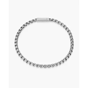 Round Box Bracelet 4mm