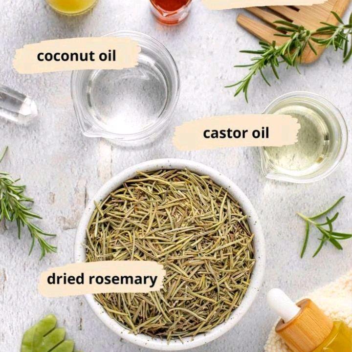 Handcraft Blends Strong Hair Growth Oil Castor Oil with Rosemary Oil 120ml 100% Pure and Natural Premium Grade Carrier Oil Eyelashes and Eyebrows Hair and Body 4oz