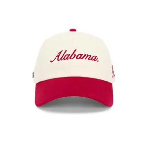 Hype and Vice Alabama Corduroy Contrast Baseball Hat in Red