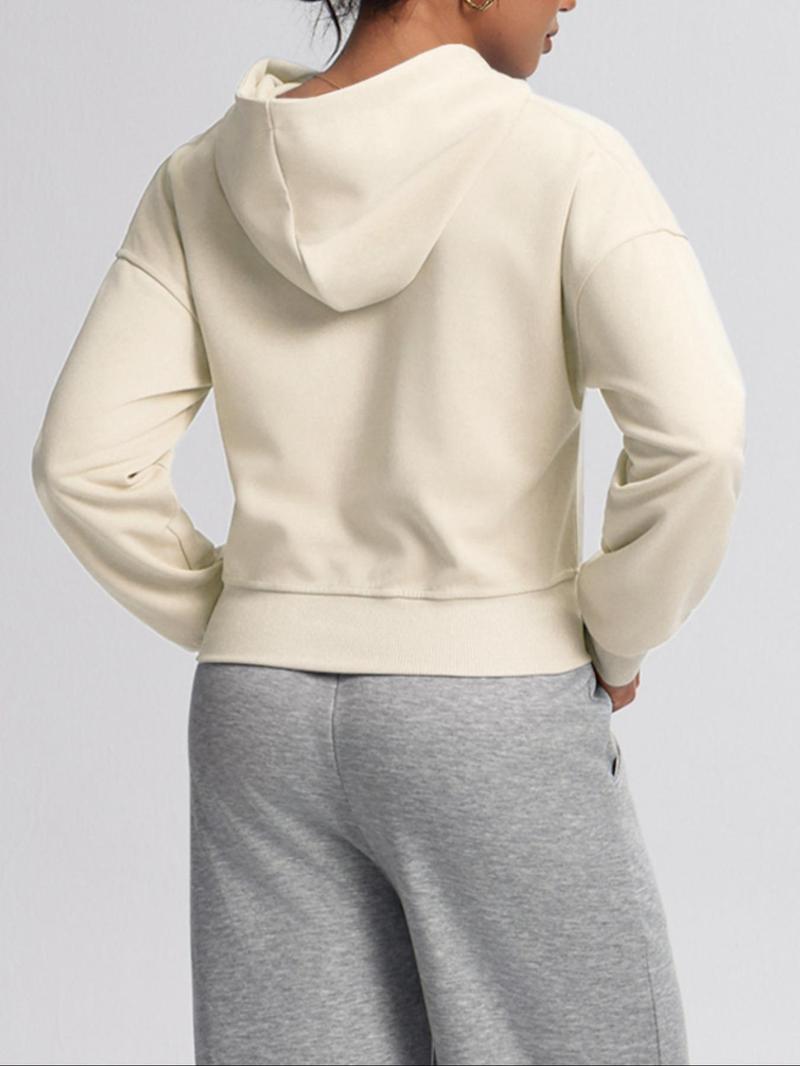 TCVC Womens Zip Up Hoodies Fall Outfits Cropped Sweatshirts Fleece Jackets Casual Hooded Y2k Tops