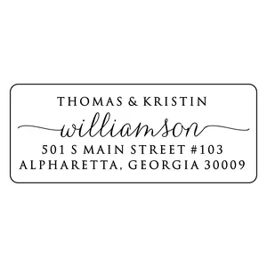 Address Labels - White Personalized Name Stickers, Custom Printed Labels for Wedding, School, Home - 250 Stickers